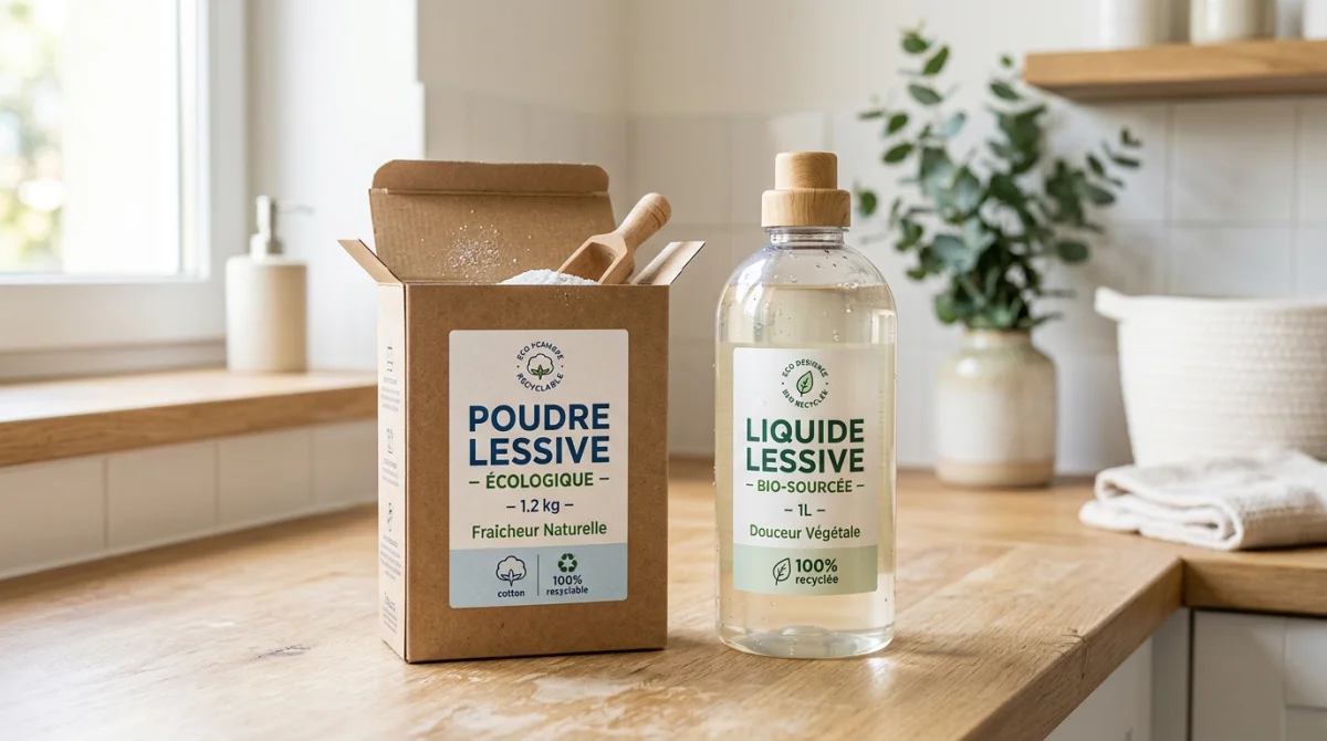 lessive poudre ou liquide ecologie